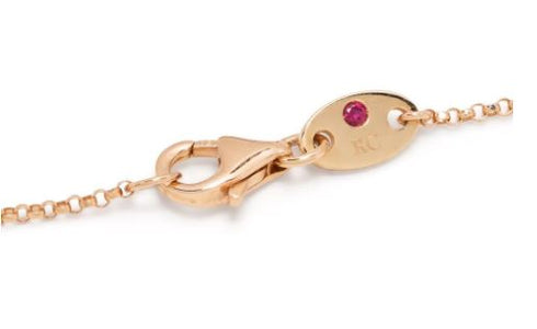 18kt rose gold diamond Princess Flower black jade bracelet